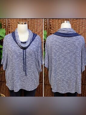 Sunday Plus Size 3X Cowl Neck Sweater Knit